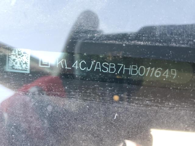 KL4CJASB7HB011649 - 2017 BUICK ENCORE PREFERRED BLUE photo 13