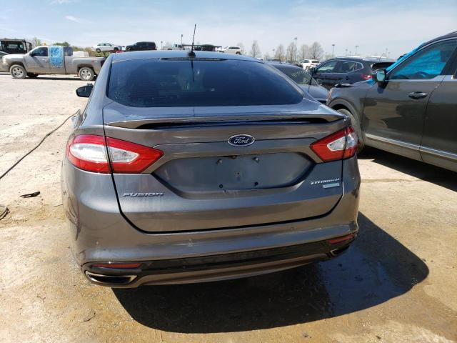 3FA6P0K98ER247538 - 2014 FORD FUSION TITANIUM GRAY photo 6