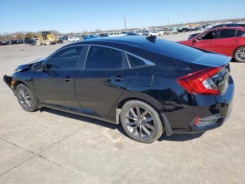 19XFC1F74ME000303 - 2021 HONDA CIVIC EXL BLACK photo 2