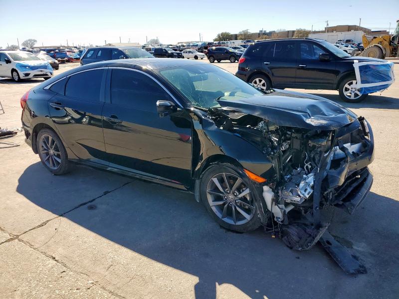 19XFC1F74ME000303 - 2021 HONDA CIVIC EXL BLACK photo 4