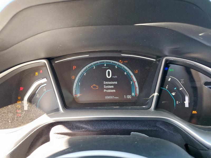 19XFC1F74ME000303 - 2021 HONDA CIVIC EXL BLACK photo 9