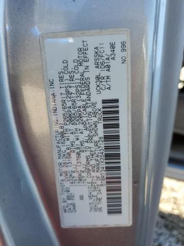 5TBRT341X3S437128 - 2003 TOYOTA TUNDRA ACCESS CAB SR5 SILVER photo 12