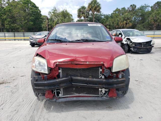 KL1TD566X8B031483 - 2008 CHEVROLET AVEO BASE BURGUNDY photo 5