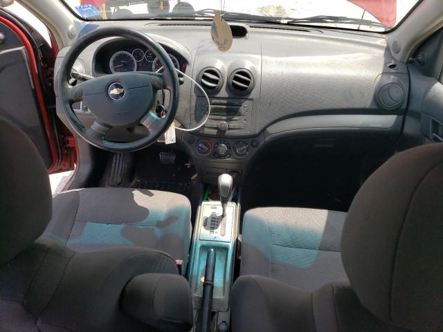 KL1TD566X8B031483 - 2008 CHEVROLET AVEO BASE BURGUNDY photo 8