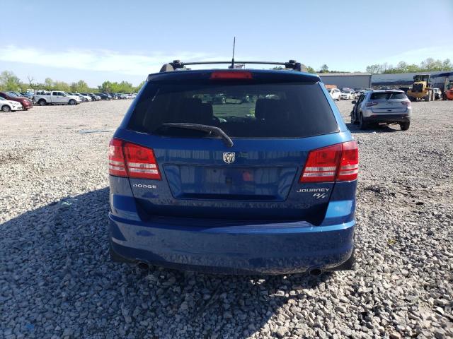 3D4GG67V89T590885 - 2009 DODGE JOURNEY R/T BLUE photo 6