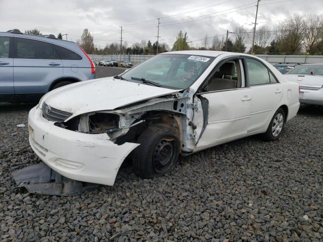 4T1BE30K24U273352 - 2004 TOYOTA CAMRY LE WHITE photo 1