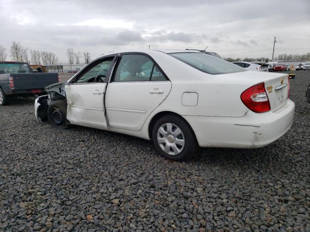 4T1BE30K24U273352 - 2004 TOYOTA CAMRY LE WHITE photo 2