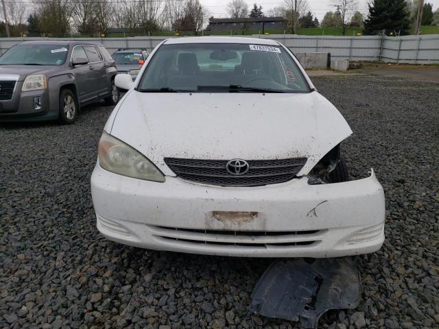 4T1BE30K24U273352 - 2004 TOYOTA CAMRY LE WHITE photo 5