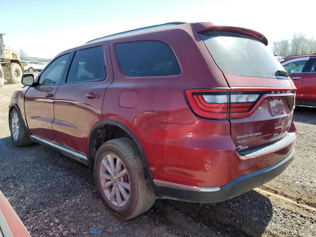 1C4RDJAG7FC245334 - 2015 DODGE DURANGO SXT RED photo 2