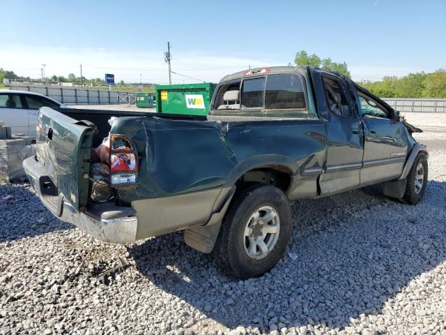 5TBRT3414YS004024 - 2000 TOYOTA TUNDRA ACCESS CAB GREEN photo 3