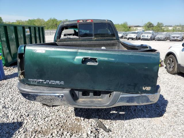 5TBRT3414YS004024 - 2000 TOYOTA TUNDRA ACCESS CAB GREEN photo 6