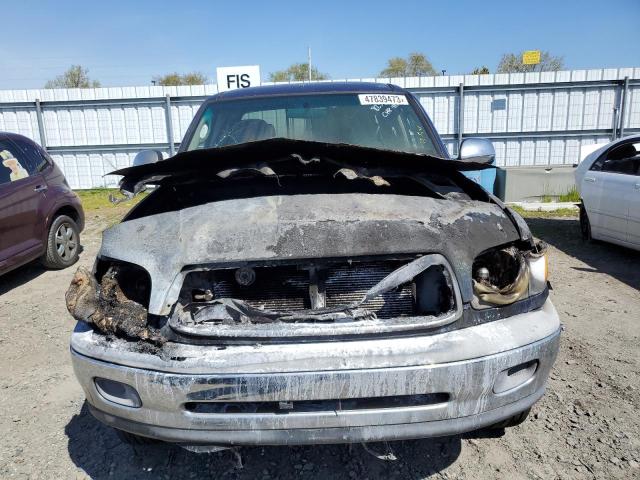 5TBRN34142S257314 - 2002 TOYOTA TUNDRA ACCESS CAB SR5 BLUE photo 5
