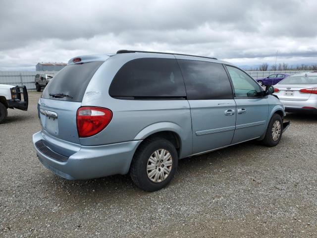 2C4GP44RX5R446258 - 2005 CHRYSLER TOWN & COU LX BLUE photo 3