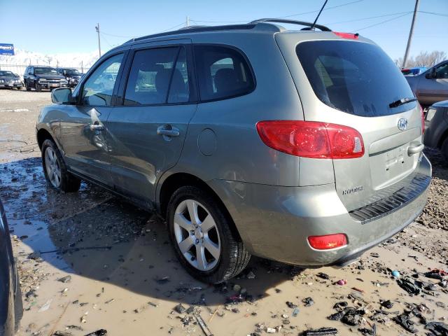 5NMSH73E39H237158 - 2009 HYUNDAI SANTA FE SE GREEN photo 2