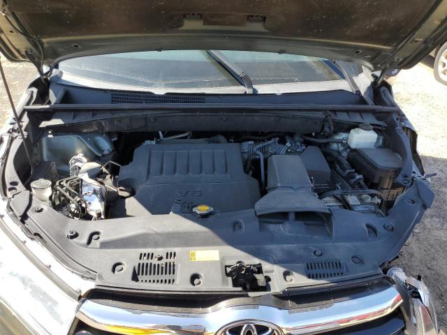 5TDJKRFH6FS123145 - 2015 TOYOTA HIGHLANDER XLE 灰色 照片 12