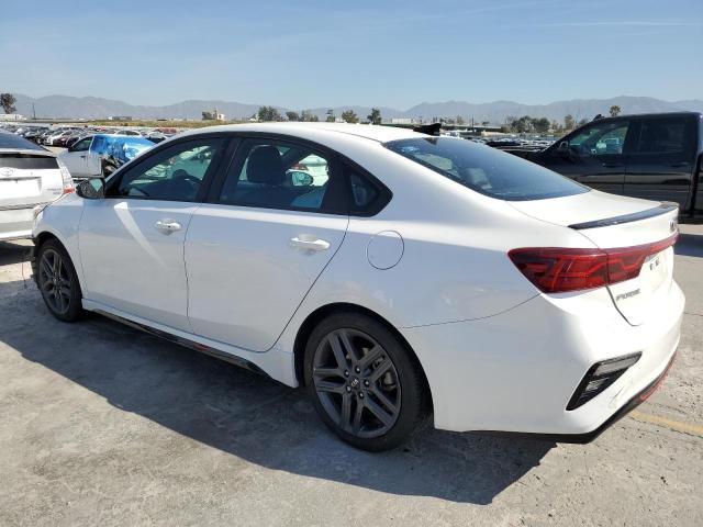 3KPF34AD9ME377353 - 2021 KIA FORTE GT LINE WHITE photo 2