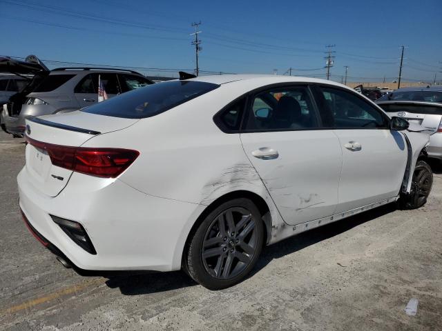 3KPF34AD9ME377353 - 2021 KIA FORTE GT LINE WHITE photo 3