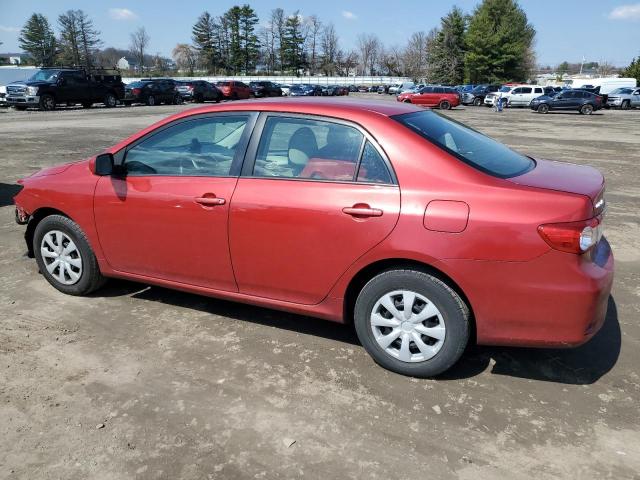 2T1BU4EE6BC702793 - 2011 TOYOTA COROLLA BASE RED photo 2