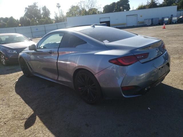 JN1EV7EK7HM361727 - 2017 INFINITI Q60 PREMIUM SILVER photo 2