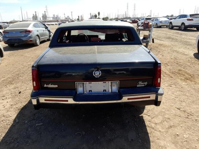 1G6EL1154KU613931 - 1989 CADILLAC ELDORADO BLACK photo 6