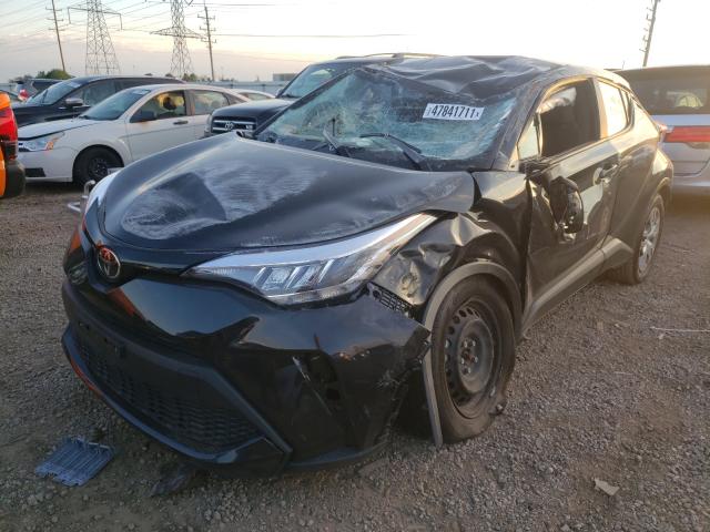 JTNKHMBX7L1072875 - 2020 TOYOTA C-HR XLE BLACK photo 2