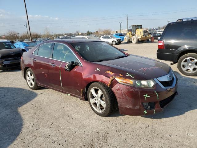 JH4CU2F64AC037012 - 2010 ACURA 1.6 EL BURGUNDY photo 4