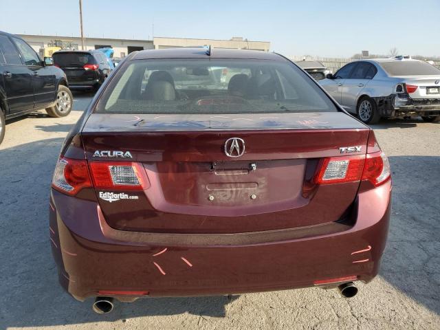 JH4CU2F64AC037012 - 2010 ACURA 1.6 EL BURGUNDY photo 6