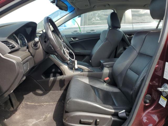 JH4CU2F64AC037012 - 2010 ACURA 1.6 EL BURGUNDY photo 7