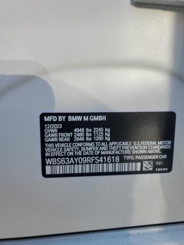 WBS63AY09RFS41618 - 2024 BMW M3 CS Weiß Foto 12