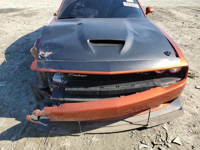 2C3CDZFJ9MH614993 - 2021 DODGE CHALLENGER R/T SCAT PACK ORANGE photo 11