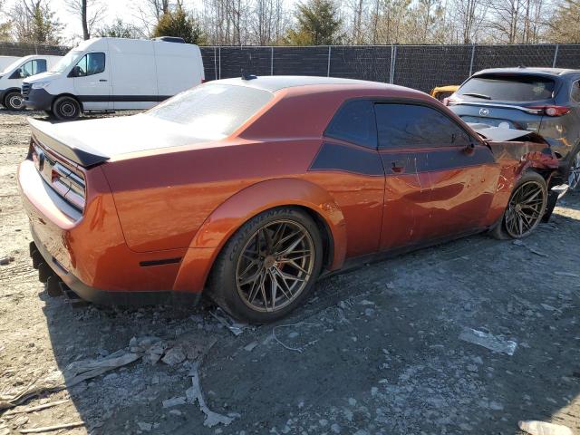 2C3CDZFJ9MH614993 - 2021 DODGE CHALLENGER R/T SCAT PACK ORANGE photo 3