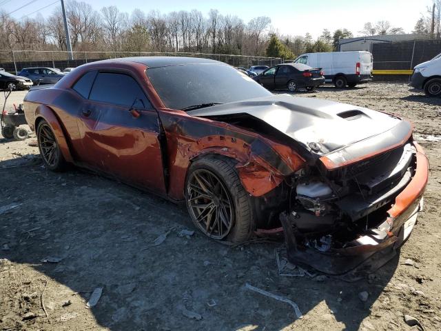 2C3CDZFJ9MH614993 - 2021 DODGE CHALLENGER R/T SCAT PACK ORANGE photo 4