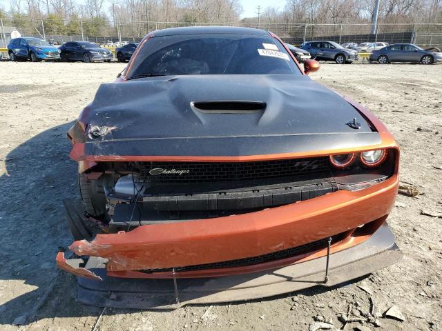 2C3CDZFJ9MH614993 - 2021 DODGE CHALLENGER R/T SCAT PACK ORANGE photo 5