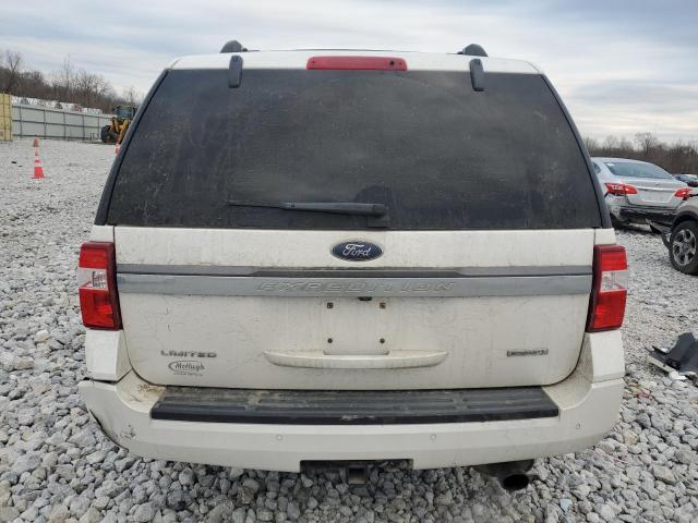 1FMJU2AT1HEA57119 - 2017 FORD EXPEDITION LIMITED WHITE photo 6