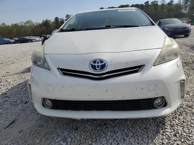 JTDZN3EU5C3099861 - 2012 TOYOTA PRIUS V WHITE photo 5