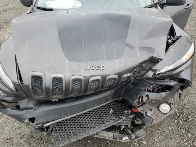 1C4PJMBS2HW651480 - 2017 JEEP CHEROKEE TRAILHAWK CHARCOAL photo 12