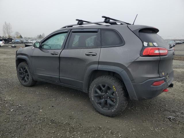 1C4PJMBS2HW651480 - 2017 JEEP CHEROKEE TRAILHAWK CHARCOAL photo 2