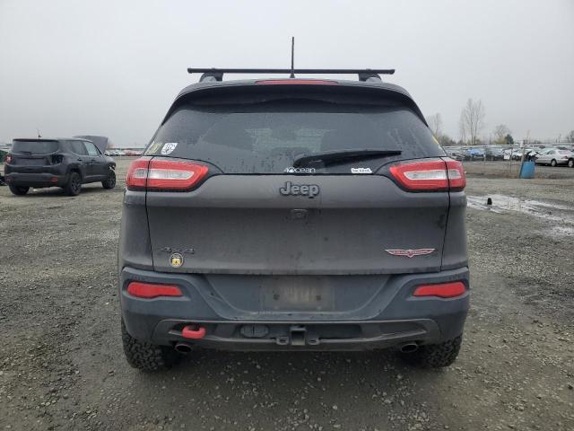 1C4PJMBS2HW651480 - 2017 JEEP CHEROKEE TRAILHAWK CHARCOAL photo 6