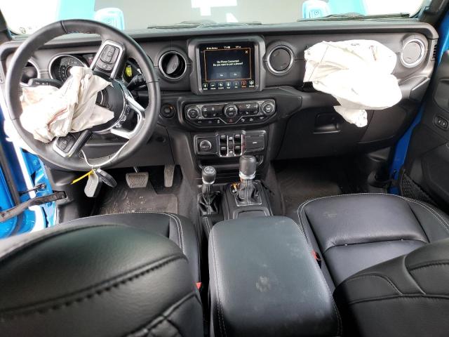 1C4JJXP69NW163058 - 2022 JEEP WRANGLER U SAHARA 4XE BLUE photo 8