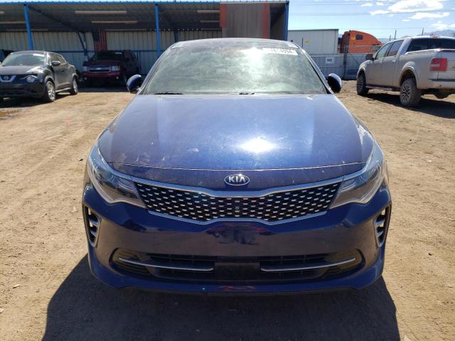 5XXGV4L22GG034857 - 2016 KIA OPTIMA SXL BLUE photo 5