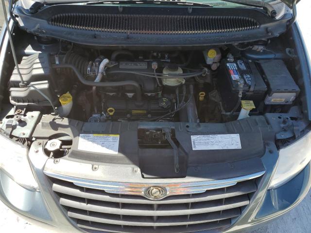 2C4GP44R45R489168 - 2005 CHRYSLER TOWN & COU LX BLUE photo 12