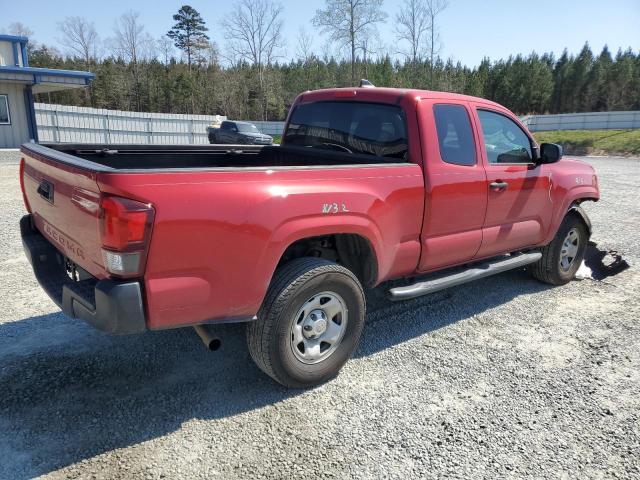 5TFRX5GN9KX139460 - 2019 TOYOTA TACOMA ACCESS CAB RED photo 3