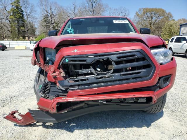 5TFRX5GN9KX139460 - 2019 TOYOTA TACOMA ACCESS CAB RED photo 5