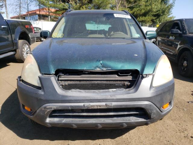 SHSRD78864U213629 - 2004 HONDA CR-V EX GREEN photo 5