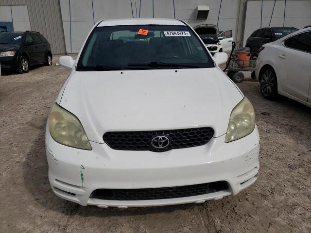 2T1KR32E03C109187 - 2003 TOYOTA COROLLA MA XR WHITE photo 5