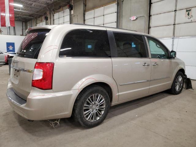 2C4RC1CGXER204265 - 2014 CHRYSLER TOWN & COU TOURING L TAN photo 3