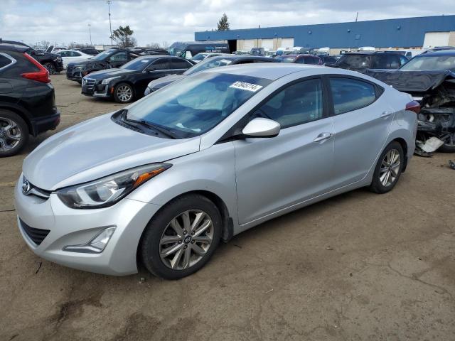 KMHDH4AE2FU279069 - 2015 HYUNDAI ELANTRA SE SILVER photo 1