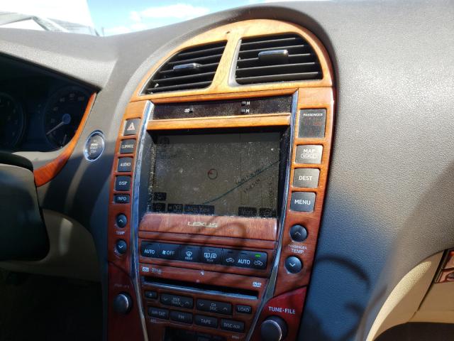 JTHBJ46G482234125 - 2008 LEXUS ES 350 GRAY photo 9