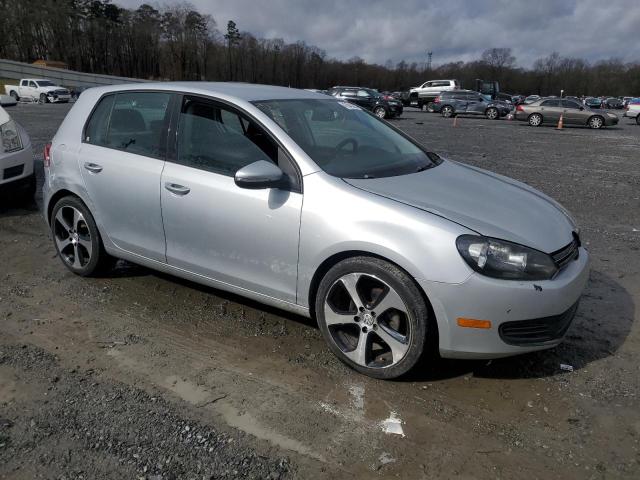 WVWDB7AJ2CW294997 - 2012 VOLKSWAGEN GOLF GRAY photo 4