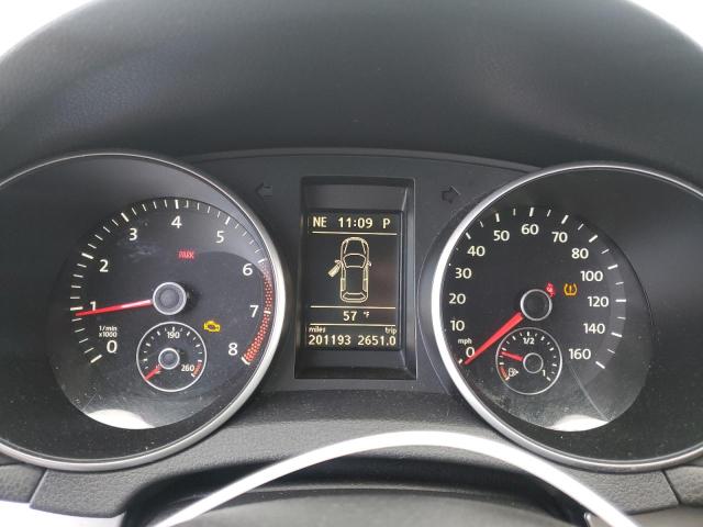 WVWDB7AJ2CW294997 - 2012 VOLKSWAGEN GOLF GRAY photo 9